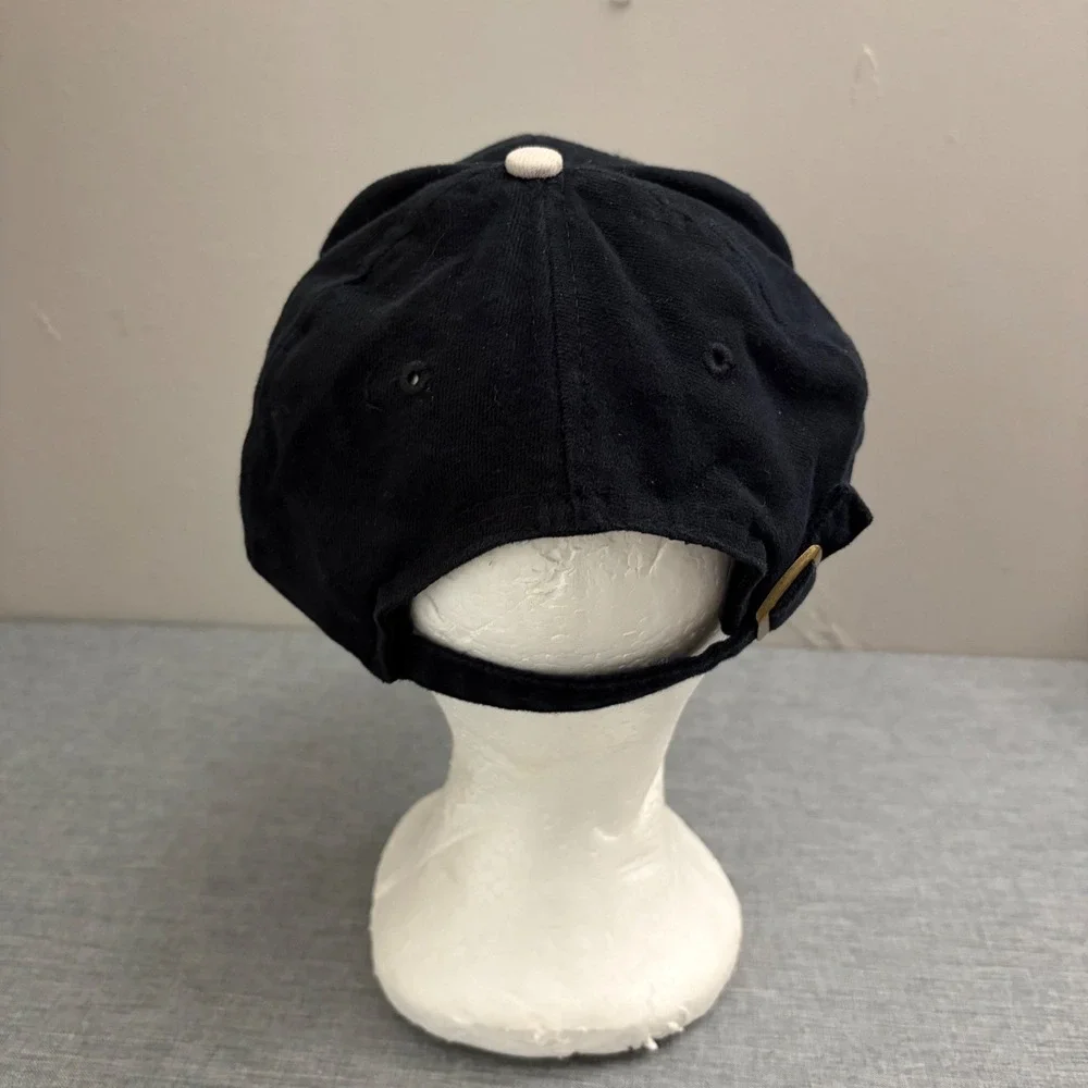 Drew Pearson Hat Oakland Raiders Men OSFA Black Vintage 90s Strapback Cap‎
